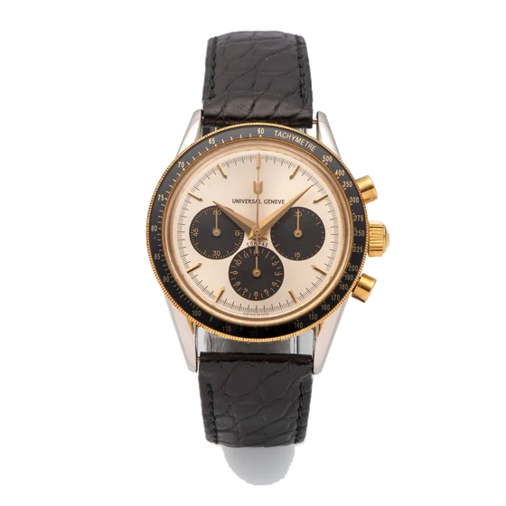 Universal UNIVERSAL, REF. 284.465, COMPAX 1950, STEEL AND GOLD kol saati