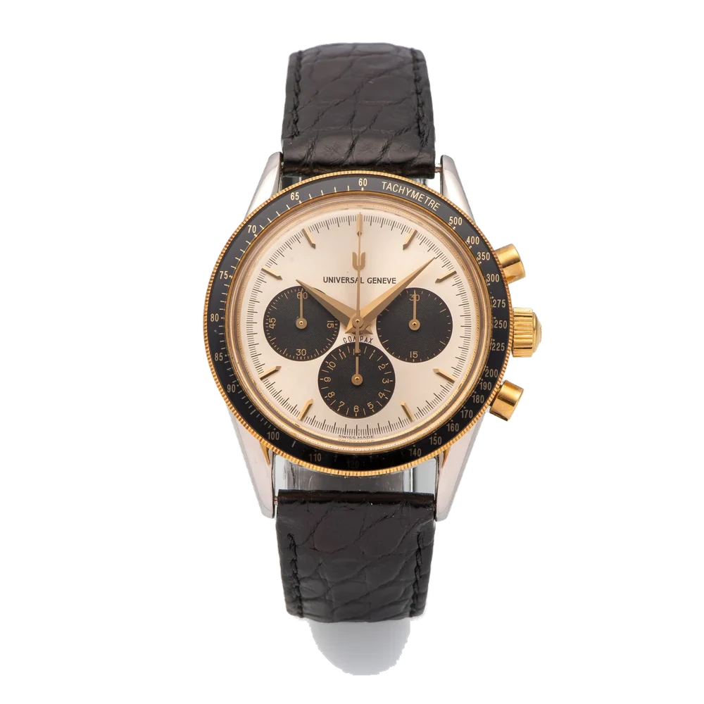 Universal UNIVERSAL, REF. 284.465, COMPAX 1950, STEEL AND GOLD kol saati