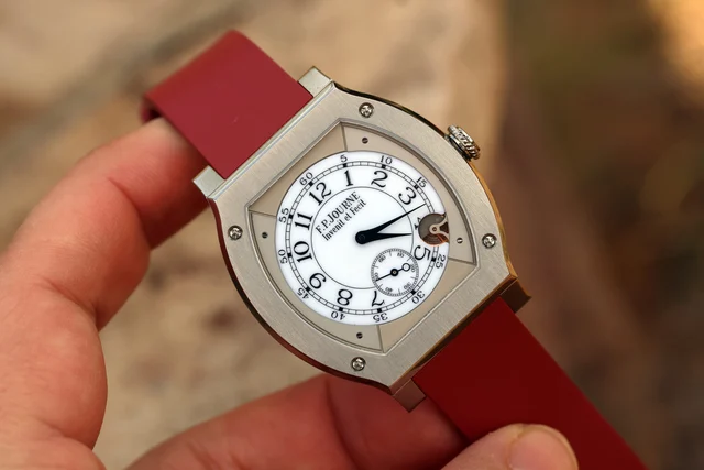 F.P. Journe Elegante 48 Titanium ref. ELHT White Lume Dial kol saati