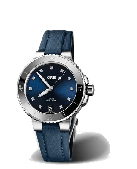 Oris Aquis Date Diamonds 01 733 7731 4195-07 5 18 46FC kol saati
