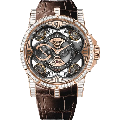 Roger Dubuis Excalibur Quatuor Pink Gold 48mm RDDBEX0439 kol saati