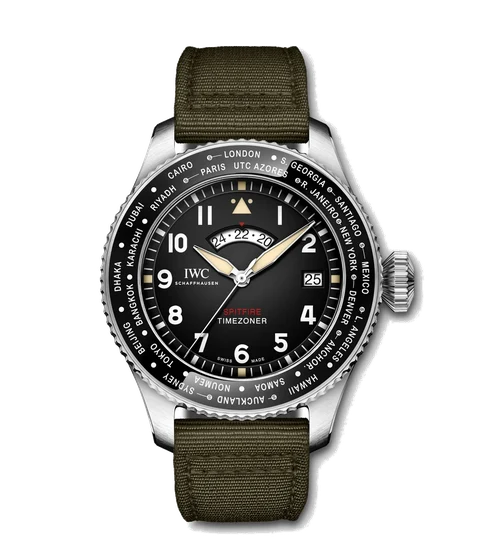 IWC Pilots Watch Timezoner Spitfire Edition The Longest Flight IW395501 kol saati