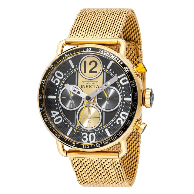 Invicta Speedway Vertexia Watch - 44mm, Gold (69472) kol saati