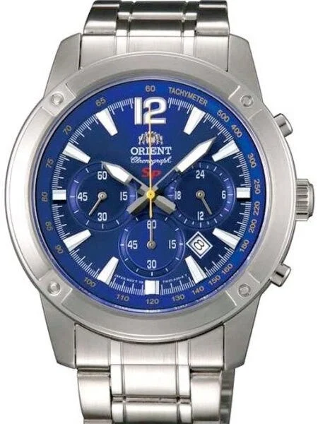Orient Quartz Chronograph with 60-Minute Stopwatch and 24-Hr Sub-Dial #TW01004D kol saati