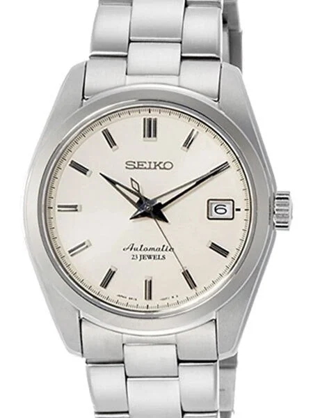 Seiko Scratch and Dent - Cream Dial Automatic Dress Watch with 38mm Case, and Sapphire Crystal #SARB035 2 SND635 38 mm kol saati