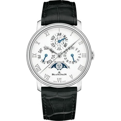 Blancpain Villeret Quantième Perpétuel Phases de Lune 6656 1127 55B 40.3 mm kol saati