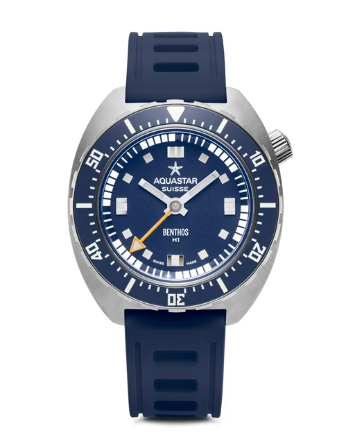Aquastar BENTHOS Heritage One Blue Edition kol saati