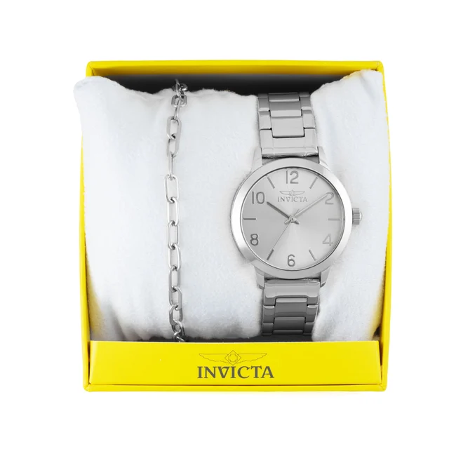 Invicta Wildflower Watch - 34mm, Steel, With Bracelet Set (47270) kol saati