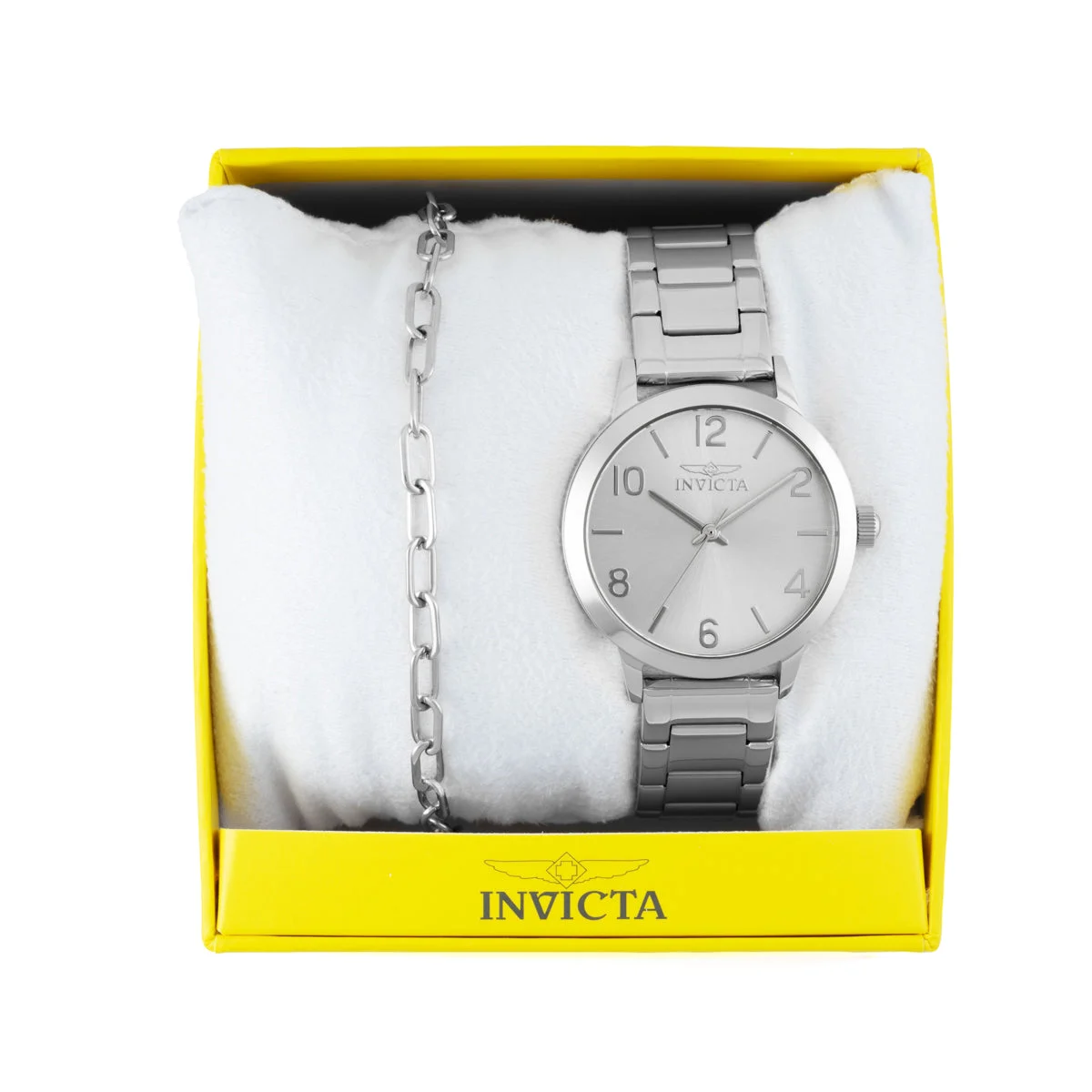 Invicta Wildflower Watch - 34mm, Steel, With Bracelet Set (47270) 34 mm kol saati