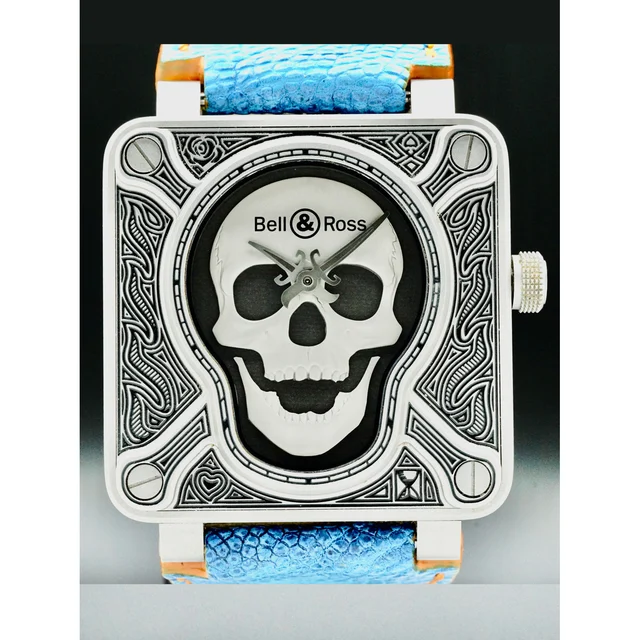 Bell & Ross Burning Skull Limited Edition Tattoo 210000041947 kol saati