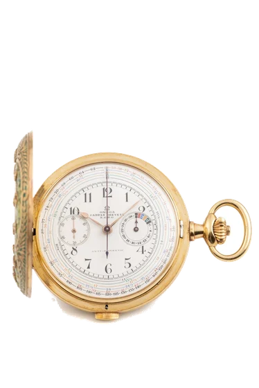 OMEGA OMEGA, REF. KOV 241, CHRONOGRAPH, ENAMEL DIAL, PLIQUE A JOUR kol saati