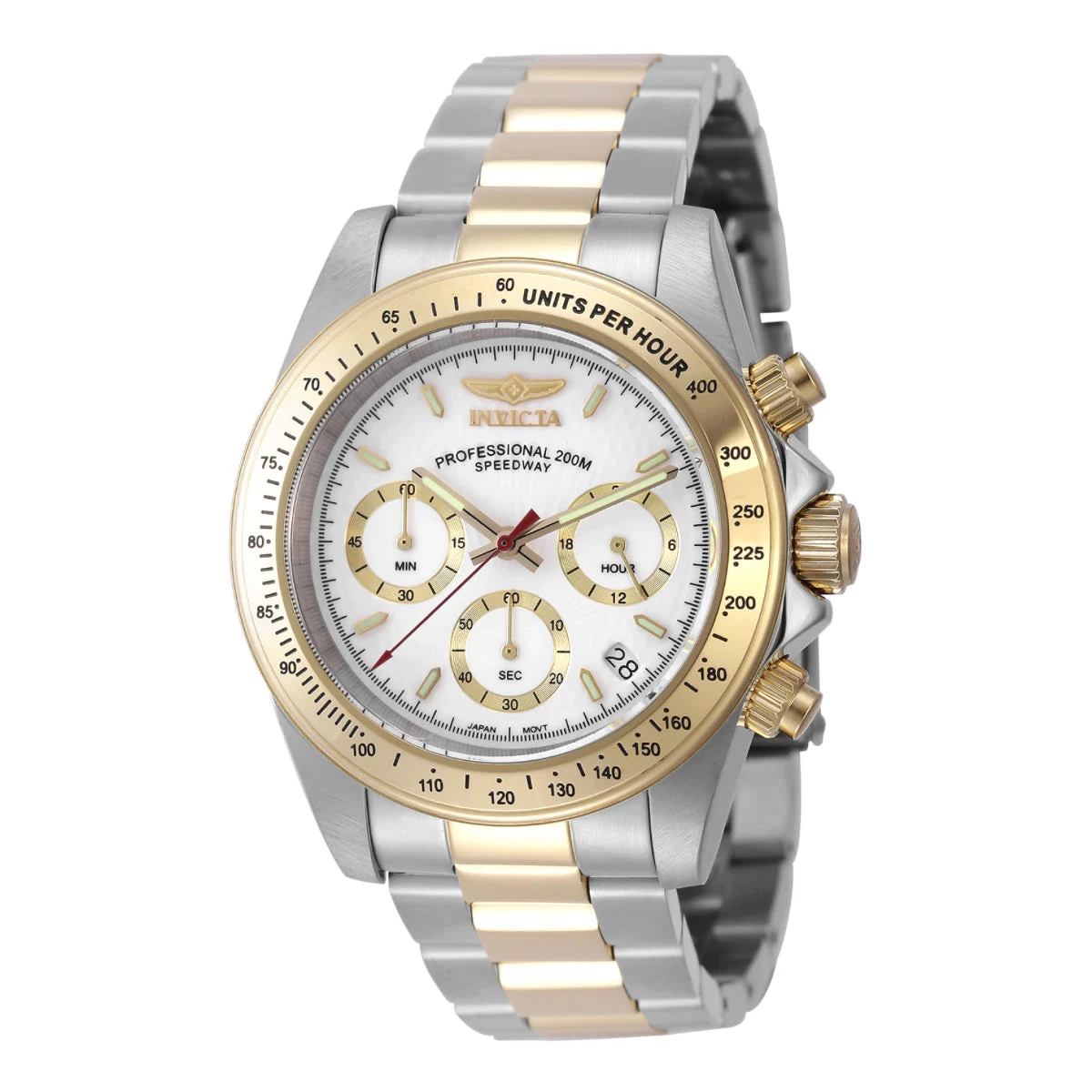 Invicta Aviator Alacer Watch - 40mm, Gold, Steel (47648) 40 mm kol saati