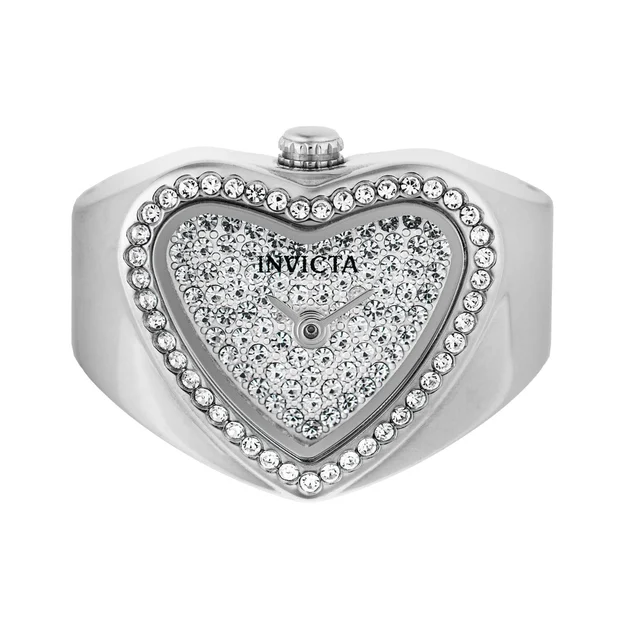 Invicta Mini Angel Ring Watch - 18.5mm. Steel (49578) kol saati