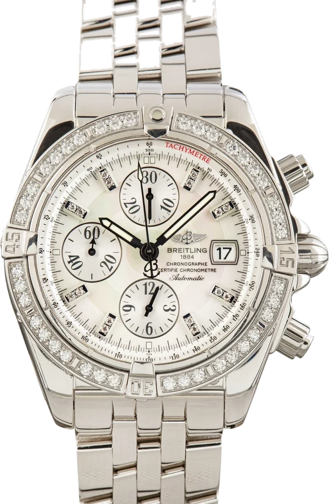 Breitling Chronomat Black Index Dial A13356 44 mm kol saati