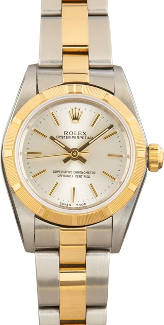Rolex Oyster Perpetual 76233 Silver Dial kol saati