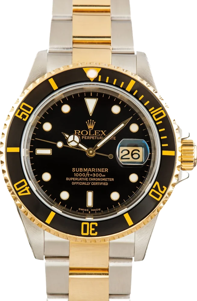 Rolex Submariner 16613 Two-Tone 40 mm kol saati