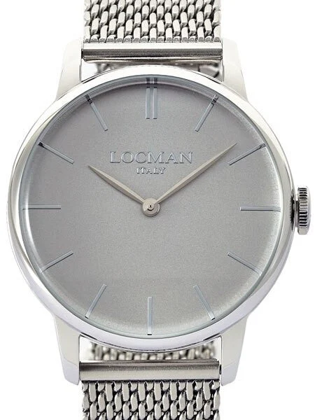 Locman Collection Elegant Quartz Dress Watch with 41mm Case #0251V06-00AGNKB0 kol saati