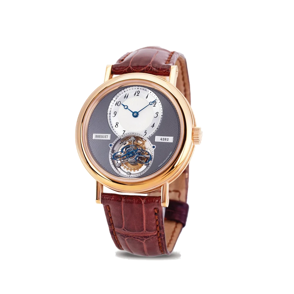Breguet BREGUET, REF. 5353BR/9B/9V6, CLASSIQUE TOURBILLON -THE HOUR GLASS LIMITED EDITION 25 PIECES, 18K PINK GOLD kol saati