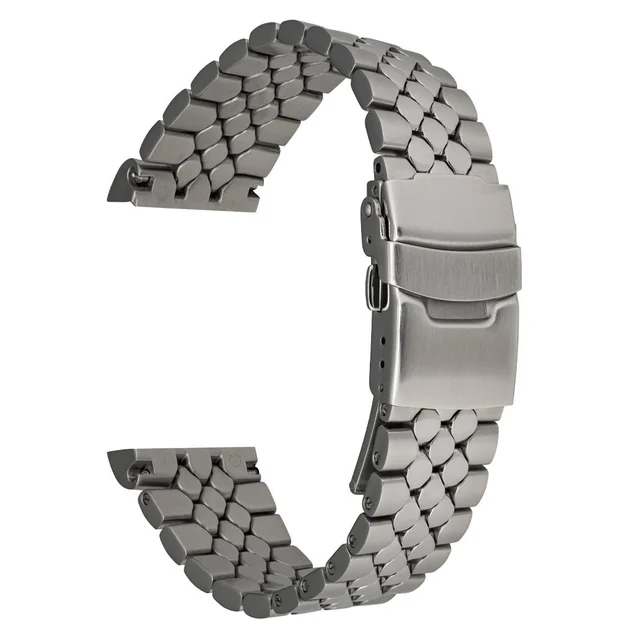 Islander Brushed and Polished Scales Bracelet for Seiko 5KX Watches #BRAC-129 kol saati