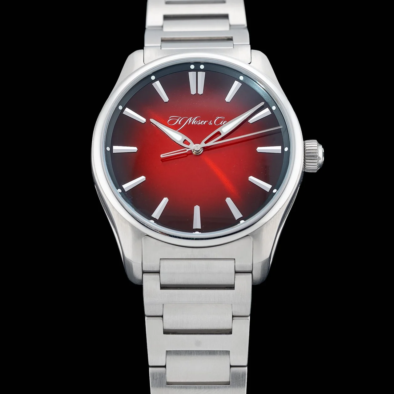H. Moser & Cie. - Moser & Cie. Centre Seconds Swiss Mad Red 3200-1207 210009N40099 42 mm kol saati