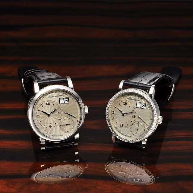 A. Lange & Sohne Lange & Söhne Set Of 2 Lange 1 "20TH Anniversary" Special Edition Platinu