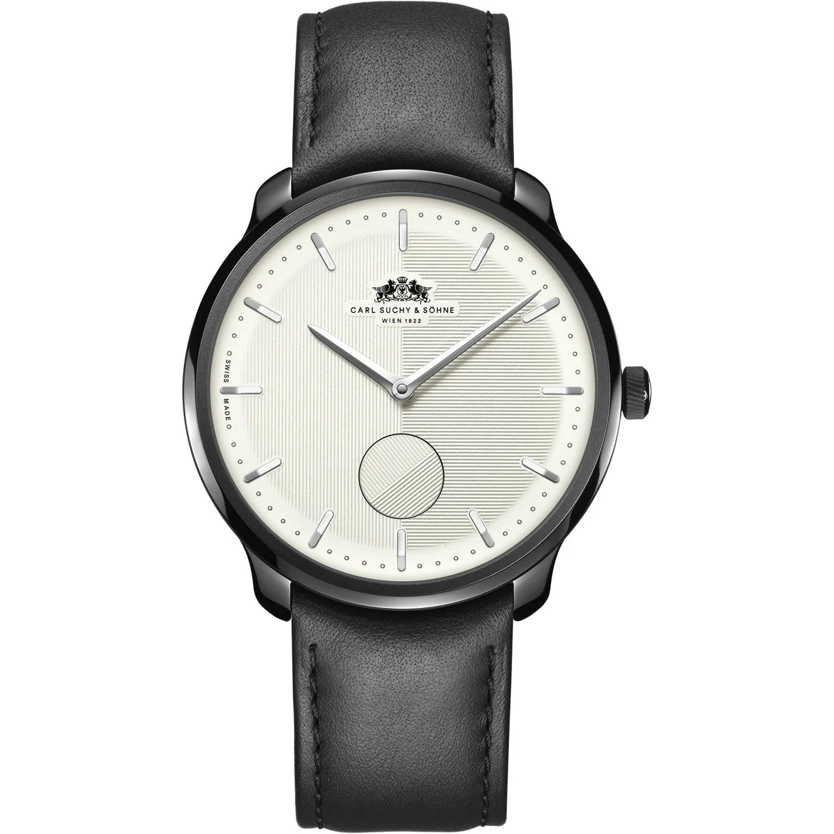Carl Suchy & Söhne Waltz No 1 Black Silver waltz-n1-black-silver 41.5 mm kol saati