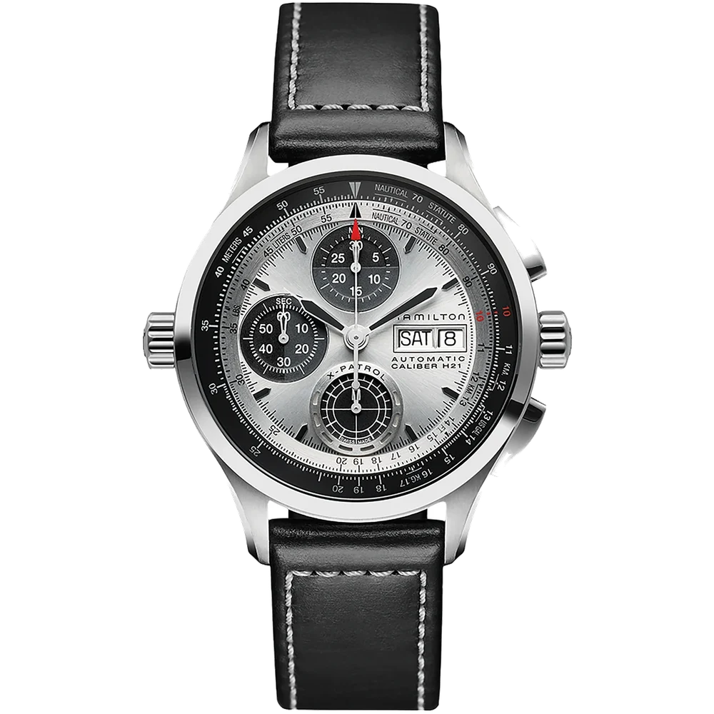 Hamilton Khaki Aviation Khaki X Patrol Auto Chrono H76566751 42 mm kol saati