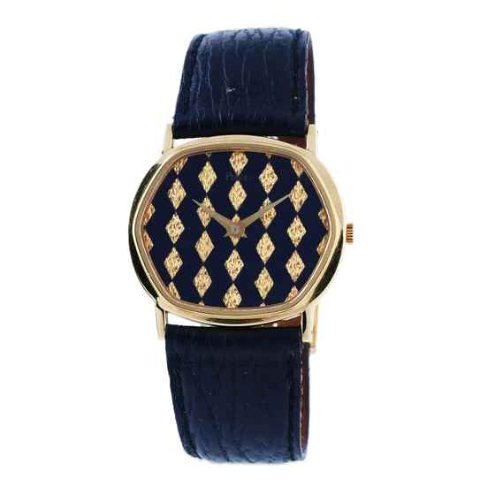 Piaget PIAGET REF. 9597, ONYX AND GOLD PATTERN ,18K YELLOW GOLD kol saati