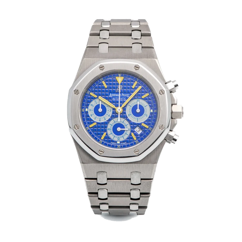 Audemars Piguet Ref. 258601s, Automatic, Royal Oak, City Of Sails Limited Edition 300 Pieces, Yves Klein Blue Dial, Titanium kol saati