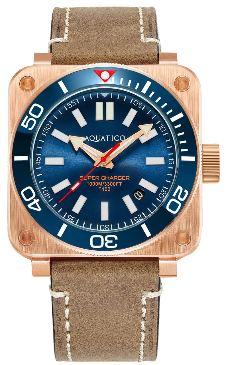 AQUATICO Super Charger AQ035 44 mm kol saati