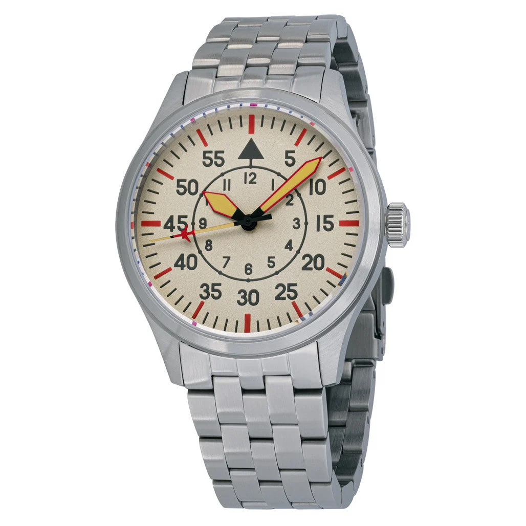 Islander Pilot Watch with Vintage Gold Livery Color Scheme #ISL-231 39 mm kol saati