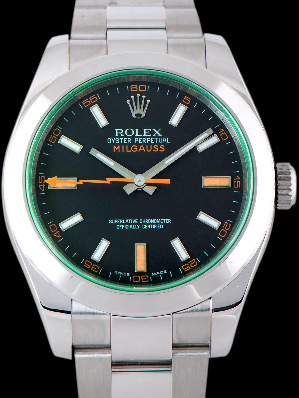 Rolex Milgauss RLXMLG116400V 40 mm kol saati