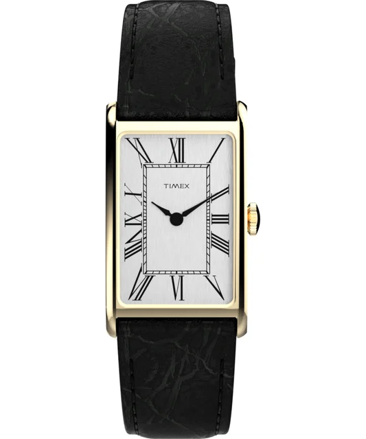 Timex Lexington Reissue 21mm Leather Strap Watch TW2Y56200VQ kol saati