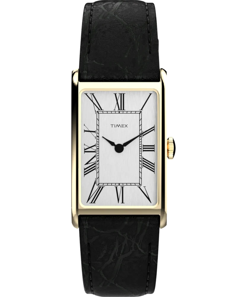 Timex Lexington Reissue 21mm Leather Strap Watch TW2Y56200 21 mm kol saati
