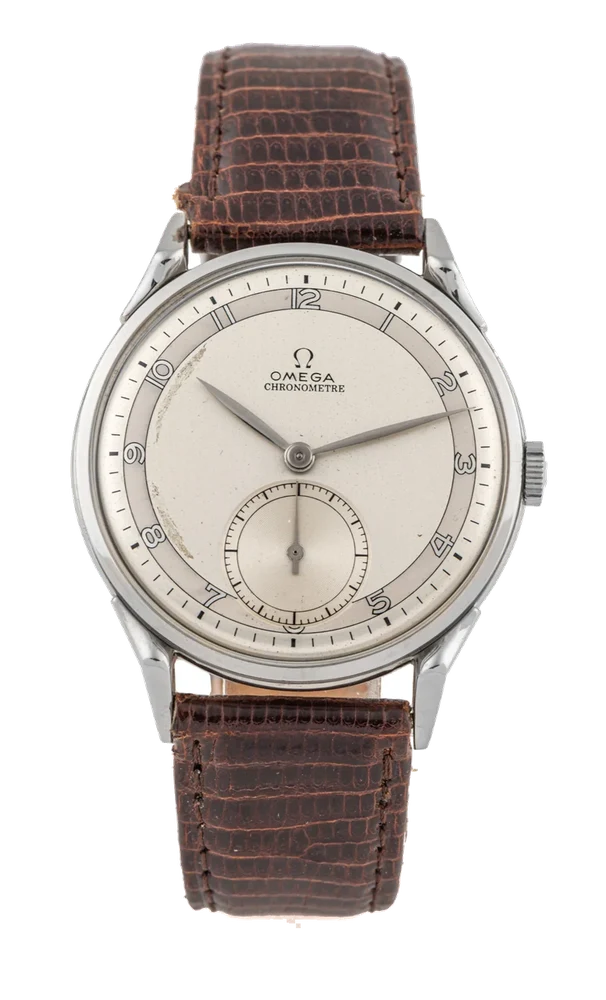 OMEGA OMEGA, REF. 2603, CHRONOMETER, TWO-TONE DIAL, STEEL kol saati