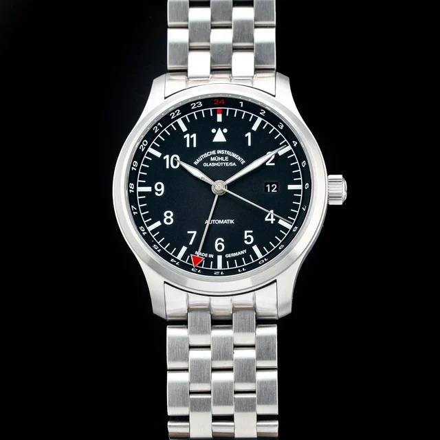 Muhle Glashutte Mühle Glashütte M1-37-94-MB Terrasport IV GMT 210009N35191 kol saati