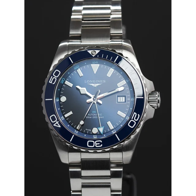 Longines Hydroconquest Sunray Blue Dial On Bracelet 210009N30690 kol saati