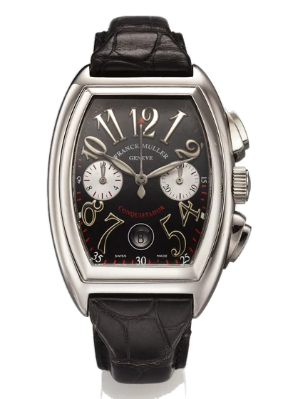 Franck Muller FRANCK MULLER REF. 8001 CC CONQUISTADOR STEEL kol saati