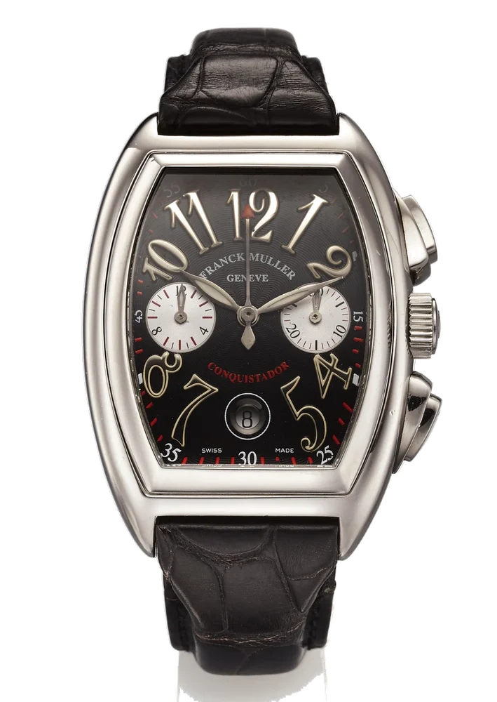 Franck Muller FRANCK MULLER REF. 8001 CC CONQUISTADOR STEEL kol saati
