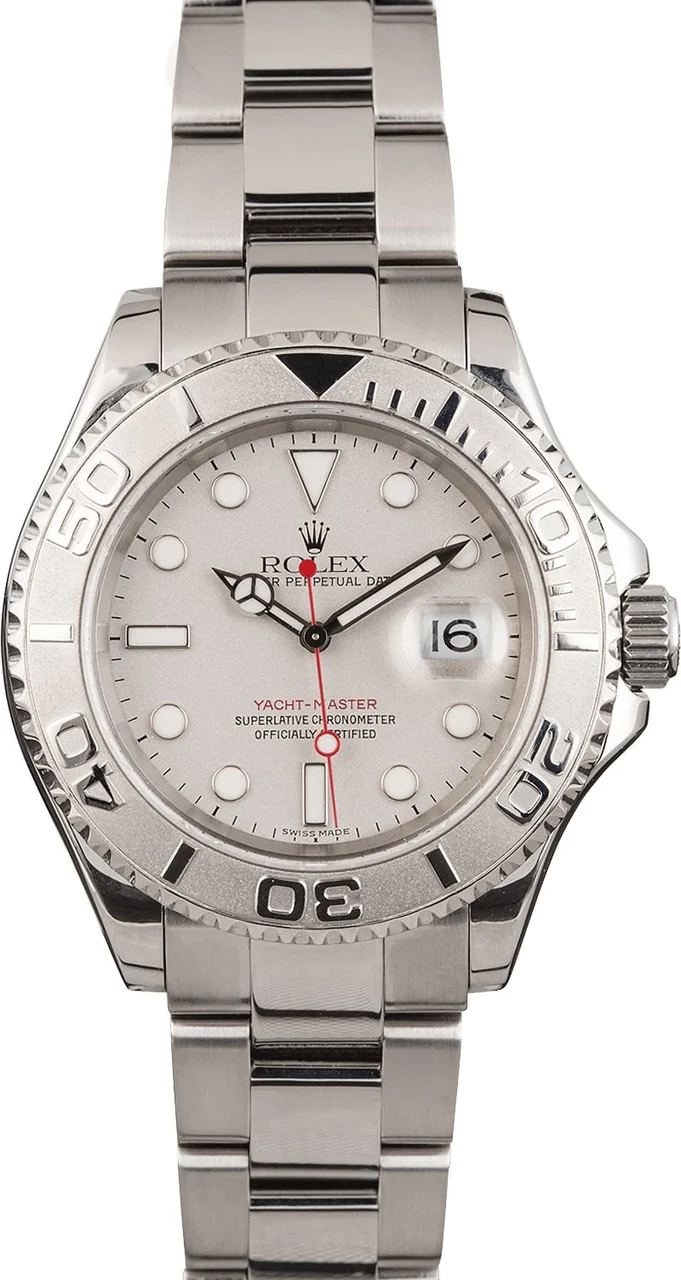 Rolex Yacht-Master 16622 Stainless Steel & Platinum 16622GYSO 40 mm kol saati