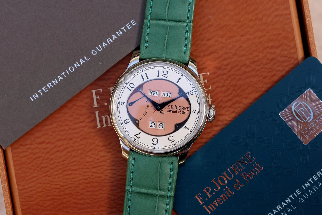 F.P. Journe Perpetual Calendar ref. QP “Platinum, Clover Sal 40 mm kol saati