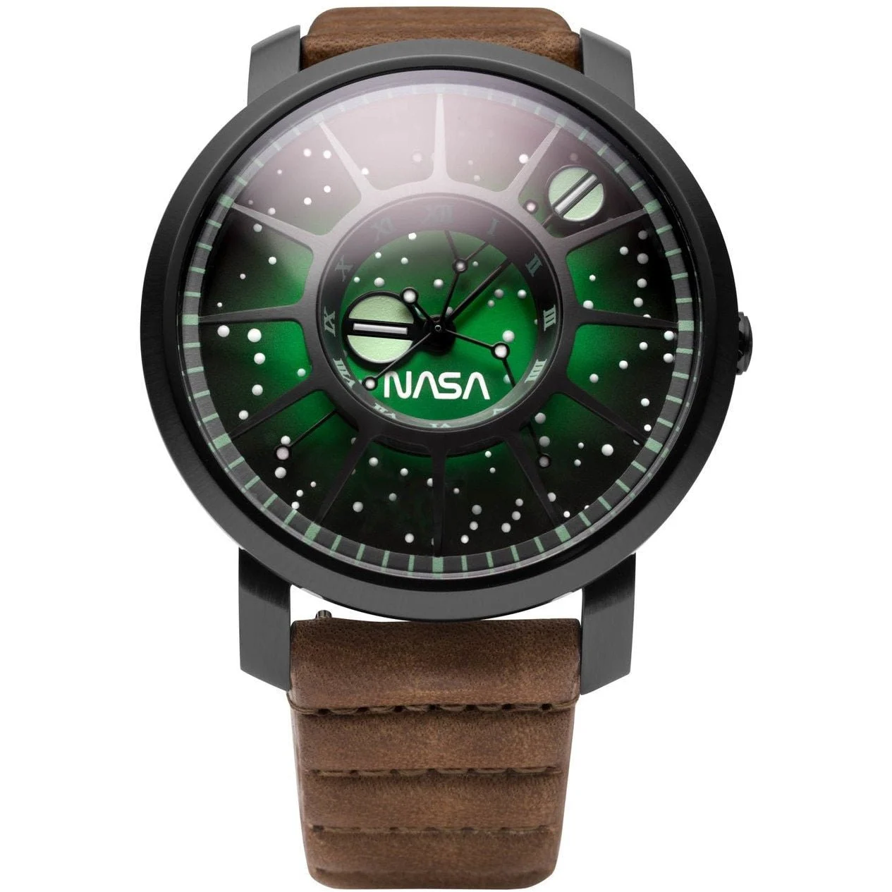 Xeric Nasa Trappist-1 Automatic TAN-2229-06L 44 mm kol saati