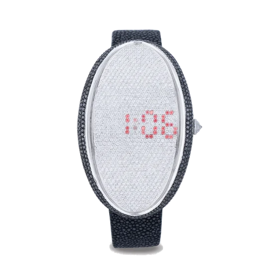 Marco Mavilla MARCO MAVILLA, REF. 1277, OVAL ONE, PAVE DIAMOND SET, LIMITED EDITION, LED D