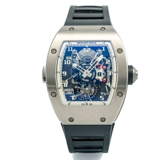 Richard Mille RICHARD MILLE REF. RM003 TOURBILLON PINK GOLD AND TITANIUM An extremely fine