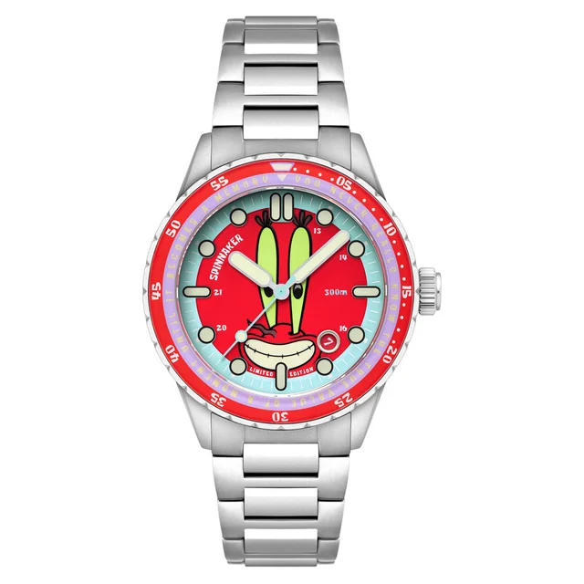 Spinnaker Hass Automatic Spongebob Squarepants 25th LE in Mr Krabs Red #SP-5138-44 kol saa