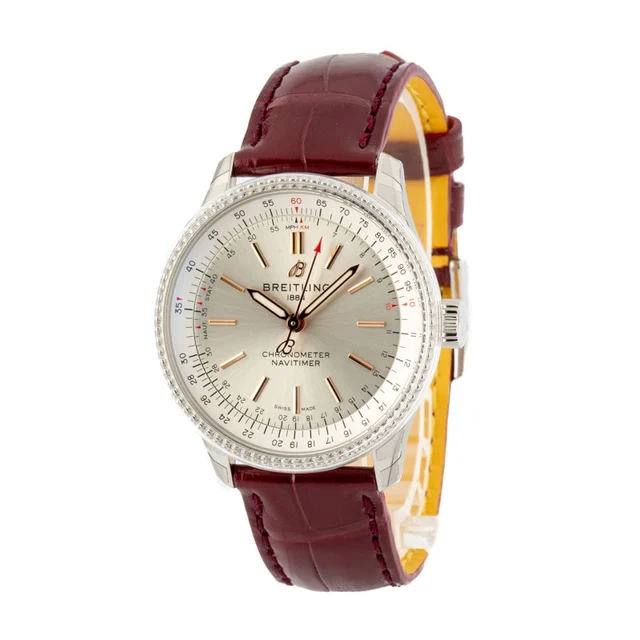 Breitling Navitimer Automatic 35 Silver Dial A17395F41G1P1 kol saati