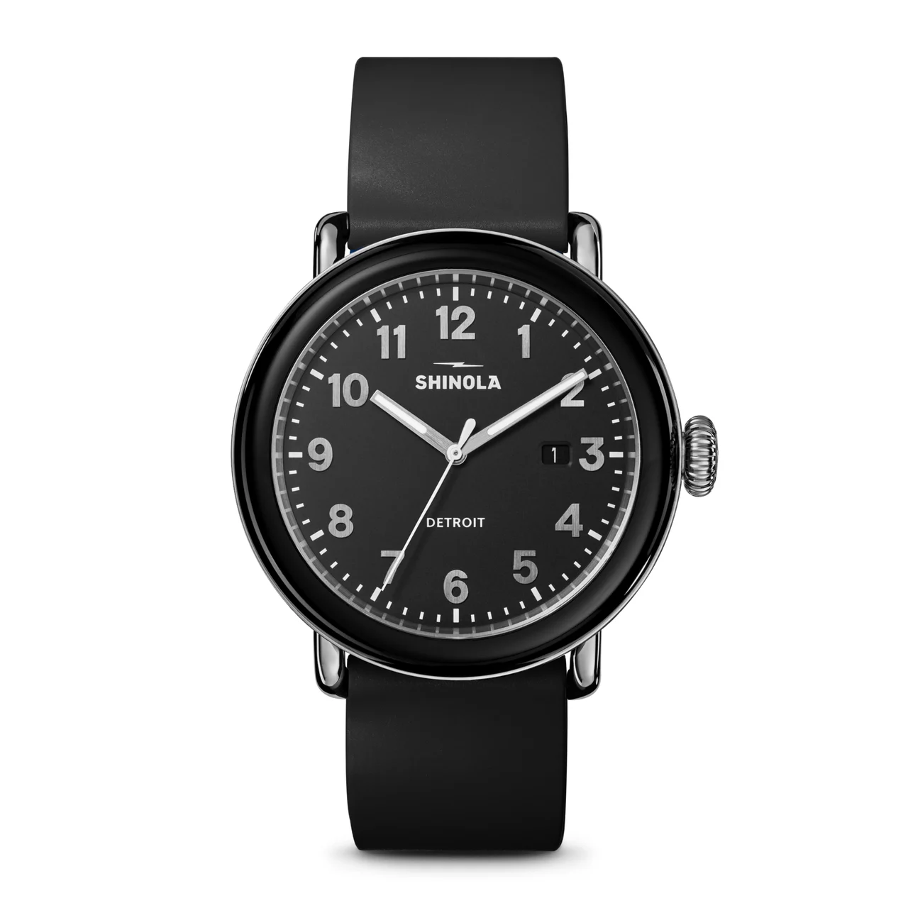 Shinola S0120307640-1-Blk-41-USA 41 mm kol saati
