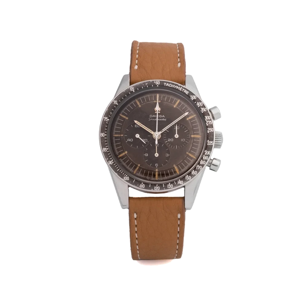 OMEGA OMEGA REF. 105003.68 SPEEDMASTER TROPICAL DIAL ED WHITE STAINLESS STEEL kol saati