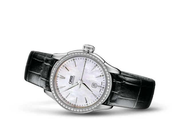 Oris Artelier Date Diamonds 01 561 7604 4956-07 5 16 71FC kol saati