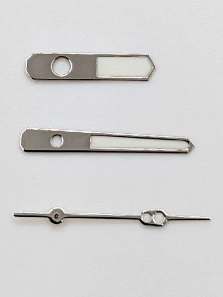 Islander Silver MM Style Luminous Watch Hands For Seiko SKX007, SNZF17, SNZH55, SNK809, etc. Watches #H02-01 kol saati